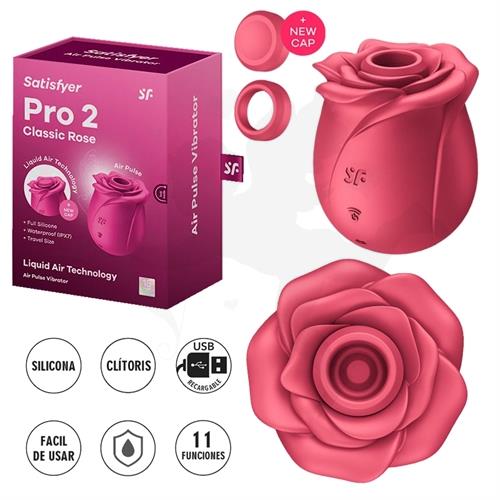 Pro 2 Modern Blossom Succionador con membrana de silicona y carga USB